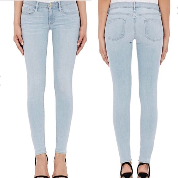 Frame Denim Le Skinny de Jeanne Size 30 Fit 27/28 - Picture 1 of 3